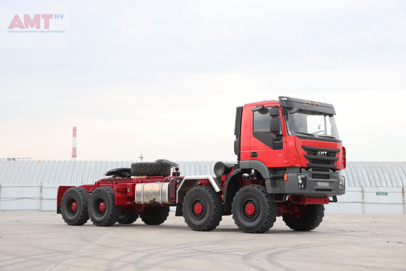 Тягач AMT отправился на службу в Ноябрьск - АМТ Н.В. - www.iveco-amt.ru